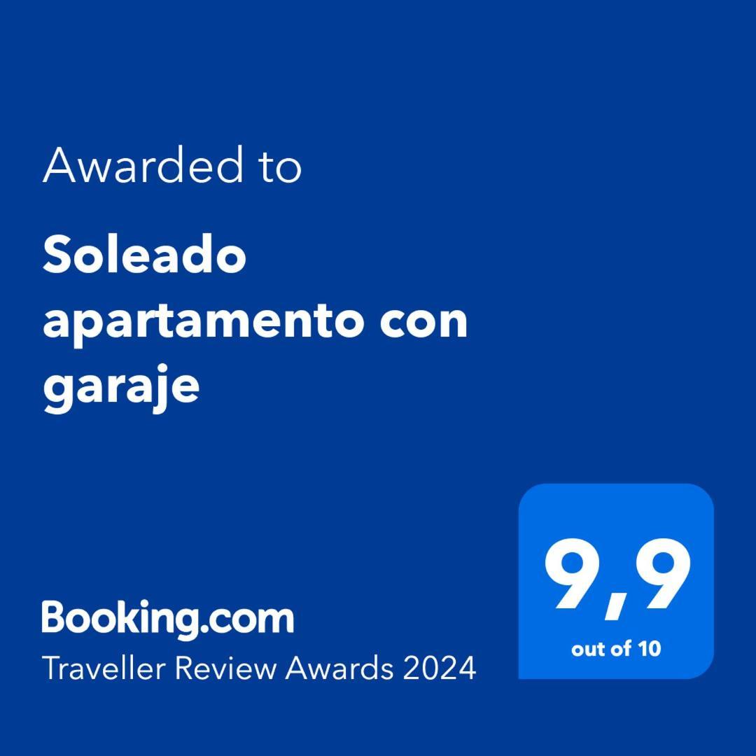 Soleado Apartamento Con Garaje Santander Bagian luar foto